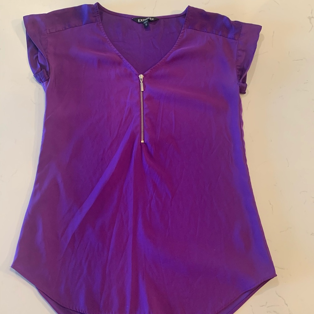 XS Purple Express Tee